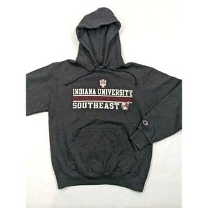 Y2K‎ Indiana University Southeast Hoodie Champion Eco Fleece Adult Size S Small